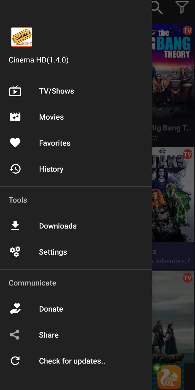 Cinema APK Features and Explore the App