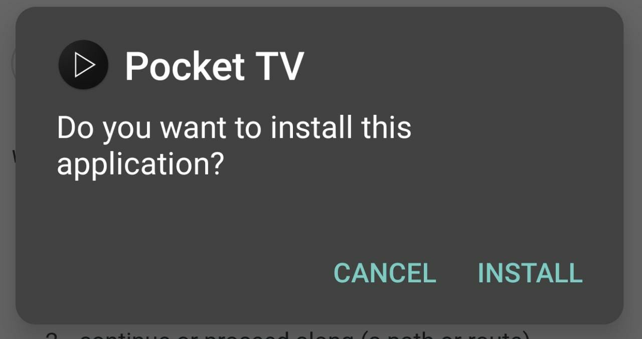 Install Pocket TV APK